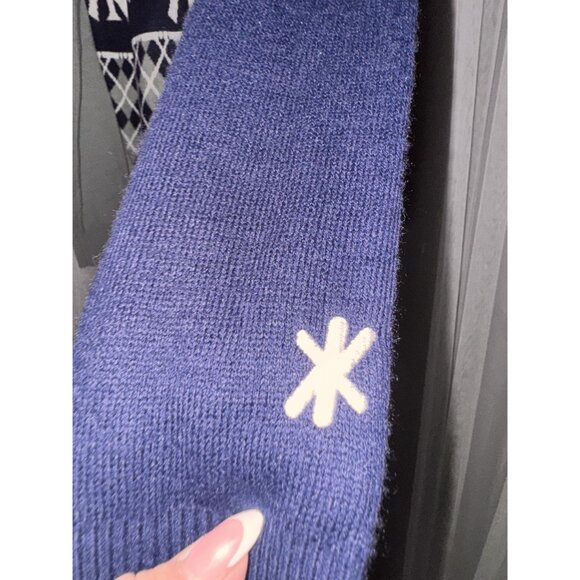 New York Yankees Ugly Christmas Sweater Genuine MLB Merchandise Navy/Gray XL Kni - Picture 3 of 6